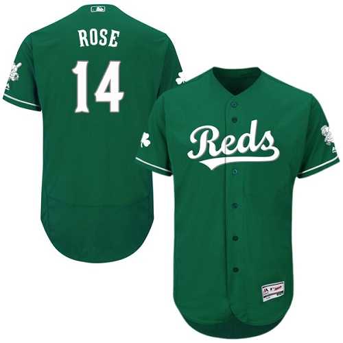 Cincinnati Reds #14 Pete Rose Green Celtic Flexbase Stitched Jersey DingZhi,We sell and wholesale Cincinnati Reds #14 Pete Rose Green Celtic Flexbase Stitched Jersey DingZhi on line form chian!