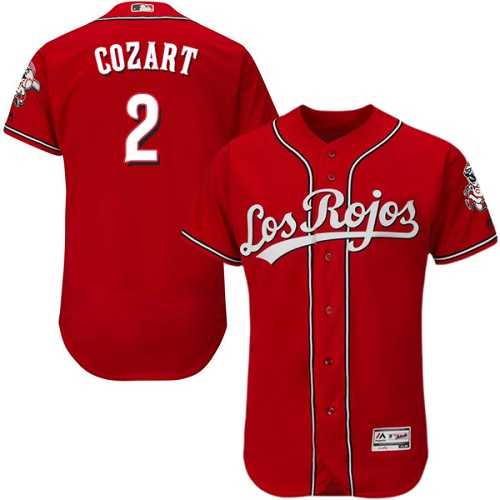 Cincinnati Reds #2 Zack Cozart Red Alternate Flexbase Stitched Jersey DingZhi,We sell and wholesale Cincinnati Reds #2 Zack Cozart Red Alternate Flexbase Stitched Jersey DingZhi on line form chian!