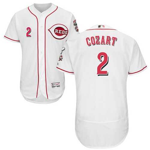 Cincinnati Reds #2 Zack Cozart White Flexbase Stitched Jersey DingZhi,We sell and wholesale Cincinnati Reds #2 Zack Cozart White Flexbase Stitched Jersey DingZhi on line form chian!