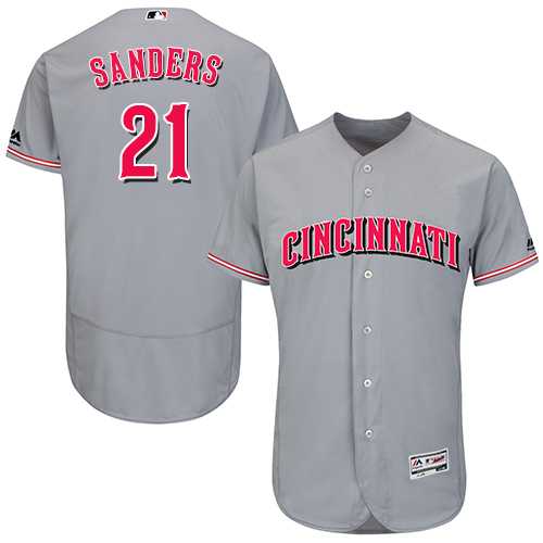 Cincinnati Reds #21 Reggie Sanders Gray Flexbase Stitched Jersey DingZhi,We sell and wholesale Cincinnati Reds #21 Reggie Sanders Gray Flexbase Stitched Jersey DingZhi on line form chian!