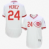 Cincinnati Reds #24 Tony Perez White Cooperstown Collection Flexbase Stitched Jersey DingZhi,baseball caps,new era cap wholesale,wholesale hats