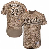 Cincinnati Reds #27 Desmond Jennings Camo Flexbase Stitched Jersey DingZhi,baseball caps,new era cap wholesale,wholesale hats