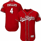 Cincinnati Reds #4 Brandon Phillips Red Alternate Flexbase Stitched Jersey DingZhi,baseball caps,new era cap wholesale,wholesale hats