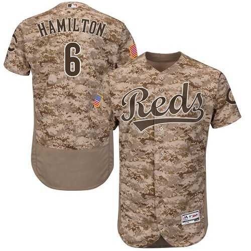 Cincinnati Reds #6 Billy Hamilton Camo Flexbase Stitched Jersey DingZhi,We sell and wholesale Cincinnati Reds #6 Billy Hamilton Camo Flexbase Stitched Jersey DingZhi on line form chian!
