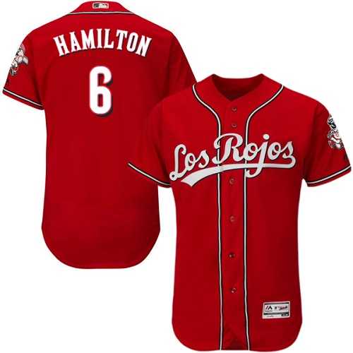 Cincinnati Reds #6 Billy Hamilton Red Alternate Flexbase Stitched Jersey DingZhi,We sell and wholesale Cincinnati Reds #6 Billy Hamilton Red Alternate Flexbase Stitched Jersey DingZhi on line form chian!