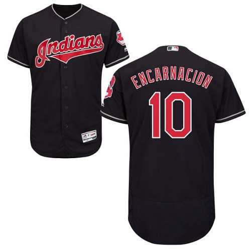 Cleveland Indians #10 Edwin Encarnacion Navy Flexbase Stitched Jersey DingZhi,We sell and wholesale Cleveland Indians #10 Edwin Encarnacion Navy Flexbase Stitched Jersey DingZhi on line form chian!