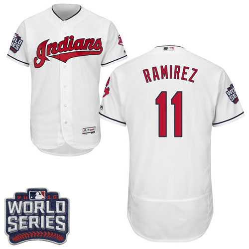 Cleveland Indians #11 Juan Ramirez White 2016 World Series Flexbase Stitched Jersey DingZhi,We sell and wholesale Cleveland Indians #11 Juan Ramirez White 2016 World Series Flexbase Stitched Jersey DingZhi on line form chian!