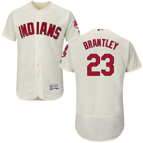 Cleveland Indians #23 Michael Brantley Cream Flexbase Stitched Jersey DingZhi,We sell and wholesale Cleveland Indians #23 Michael Brantley Cream Flexbase Stitched Jersey DingZhi on line form chian!