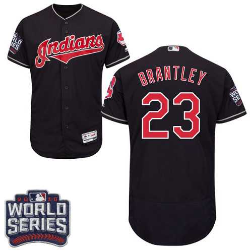 Cleveland Indians #23 Michael Brantley Navy 2016 World Series Flexbase Stitched Jersey DingZhi,We sell and wholesale Cleveland Indians #23 Michael Brantley Navy 2016 World Series Flexbase Stitched Jersey DingZhi on line form chian!