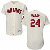 Cleveland Indians #24 Andrew Miller Cream Flexbase Stitched Jersey DingZhi,baseball caps,new era cap wholesale,wholesale hats