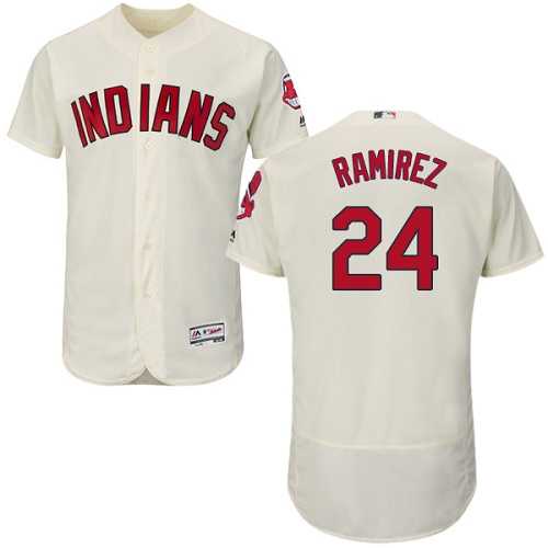 Cleveland Indians #24 Jose Ramirez Cream Flexbase Stitched Jersey DingZhi,We sell and wholesale Cleveland Indians #24 Jose Ramirez Cream Flexbase Stitched Jersey DingZhi on line form chian!