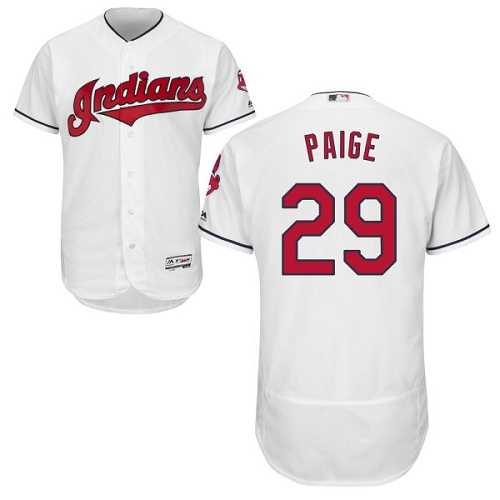 Cleveland Indians #29 Satchel Paige White Flexbase Stitched Jersey DingZhi,We sell and wholesale Cleveland Indians #29 Satchel Paige White Flexbase Stitched Jersey DingZhi on line form chian!