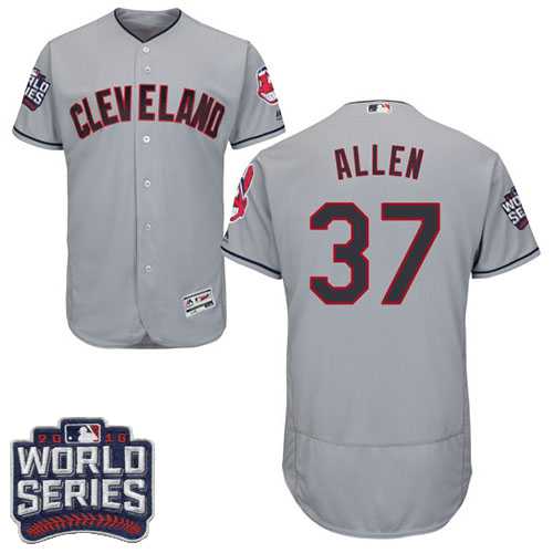 Cleveland Indians #37 Cody Allen Gray 2016 World Series Flexbase Stitched Jersey DingZhi,We sell and wholesale Cleveland Indians #37 Cody Allen Gray 2016 World Series Flexbase Stitched Jersey DingZhi on line form chian!