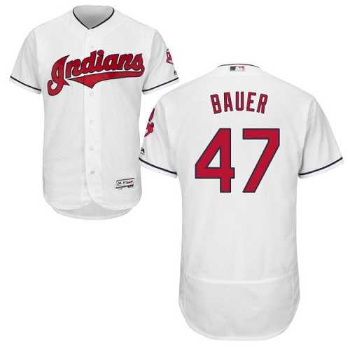 Cleveland Indians #47 Trevor Bauer White Flexbase Stitched Jersey DingZhi,We sell and wholesale Cleveland Indians #47 Trevor Bauer White Flexbase Stitched Jersey DingZhi on line form chian!