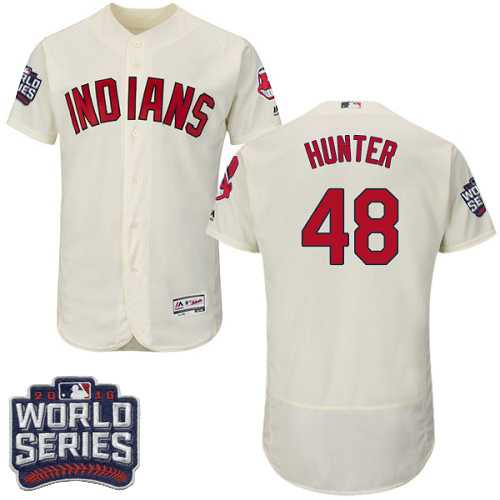 Cleveland Indians #48 Tommy Hunter Cream 2016 World Series Flexbase Stitched Jersey DingZhi,We sell and wholesale Cleveland Indians #48 Tommy Hunter Cream 2016 World Series Flexbase Stitched Jersey DingZhi on line form chian!