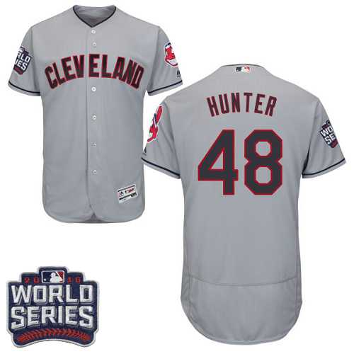 Cleveland Indians #48 Tommy Hunter Gray 2016 World Series Flexbase Stitched Jersey DingZhi,We sell and wholesale Cleveland Indians #48 Tommy Hunter Gray 2016 World Series Flexbase Stitched Jersey DingZhi on line form chian!