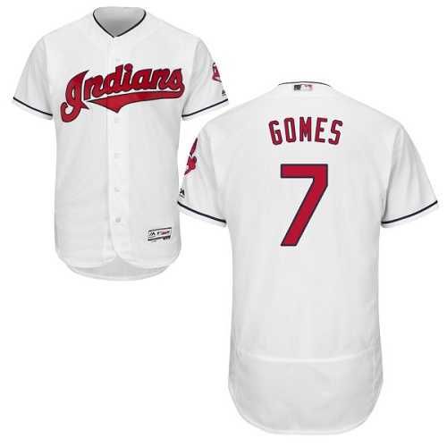 Cleveland Indians #7 Yan Gomes White Flexbase Stitched Jersey DingZhi,We sell and wholesale Cleveland Indians #7 Yan Gomes White Flexbase Stitched Jersey DingZhi on line form chian!