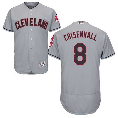 Cleveland Indians #8 Lonnie Chisenhall Gray Flexbase Stitched Jersey DingZhi,We sell and wholesale Cleveland Indians #8 Lonnie Chisenhall Gray Flexbase Stitched Jersey DingZhi on line form chian!
