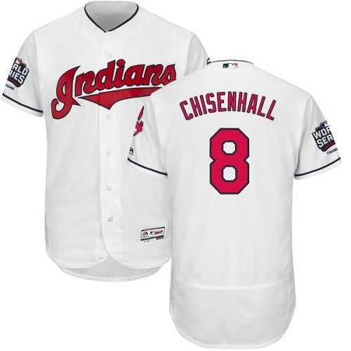 Cleveland Indians #8 Lonnie Chisenhall White 2016 World Series Flexbase Stitched Jersey DingZhi,We sell and wholesale Cleveland Indians #8 Lonnie Chisenhall White 2016 World Series Flexbase Stitched Jersey DingZhi on line form chian!
