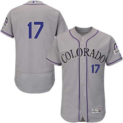 Colorado Rockies #17 Todd Helton Gray Flexbase Stitched Jersey DingZhi,We sell and wholesale Colorado Rockies #17 Todd Helton Gray Flexbase Stitched Jersey DingZhi on line form chian!