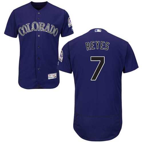 Colorado Rockies #7 Jose Reyes Purple Flexbase Stitched Jersey DingZhi,We sell and wholesale Colorado Rockies #7 Jose Reyes Purple Flexbase Stitched Jersey DingZhi on line form chian!