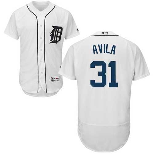 Detroit Tigers #31 Alex Avila White Flexbase Stitched Jersey DingZhi,We sell and wholesale Detroit Tigers #31 Alex Avila White Flexbase Stitched Jersey DingZhi on line form chian!