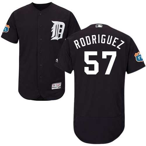 Detroit Tigers #57 Francisco Rodriguez Navy Flexbase Stitched Jersey DingZhi,We sell and wholesale Detroit Tigers #57 Francisco Rodriguez Navy Flexbase Stitched Jersey DingZhi on line form chian!