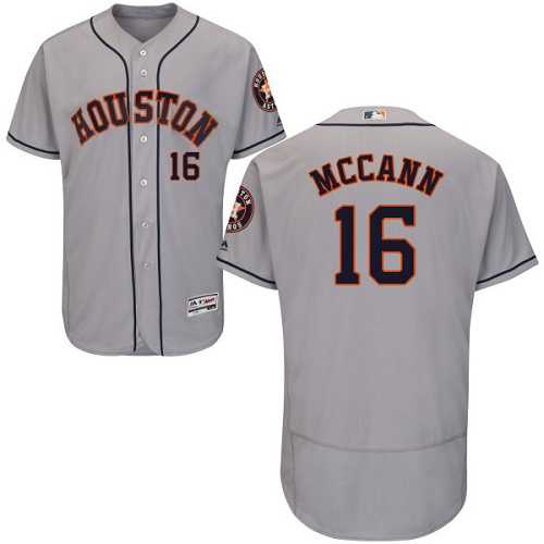 Houston Astros #16 Brian McCann Gray Flexbase Stitched Jersey DingZhi,We sell and wholesale Houston Astros #16 Brian McCann Gray Flexbase Stitched Jersey DingZhi on line form chian!