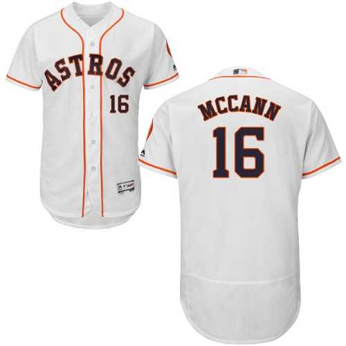 Houston Astros #16 Brian McCann White Flexbase Stitched Jersey DingZhi,We sell and wholesale Houston Astros #16 Brian McCann White Flexbase Stitched Jersey DingZhi on line form chian!