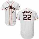 Houston Astros #22 Josh Reddick White Flexbase Stitched Jersey DingZhi