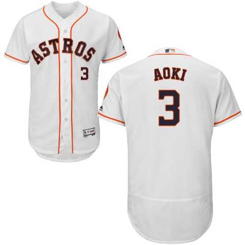 Houston Astros #3 Norichika Aoki White Flexbase Stitched Jersey DingZhi,We sell and wholesale Houston Astros #3 Norichika Aoki White Flexbase Stitched Jersey DingZhi on line form chian!