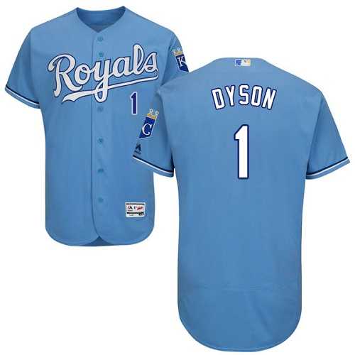 Kansas City Royals #1 Jarrod Dyson Light Blue Flexbase Stitched Jersey DingZhi,We sell and wholesale Kansas City Royals #1 Jarrod Dyson Light Blue Flexbase Stitched Jersey DingZhi on line form chian!