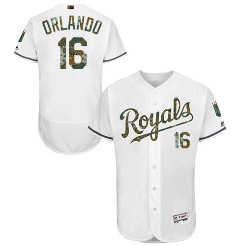 Kansas City Royals #16 Paulo Orlando White Flexbase Jer,We sell and wholesale Kansas City Royals #16 Paulo Orlando White Flexbase Jer on line form chian!