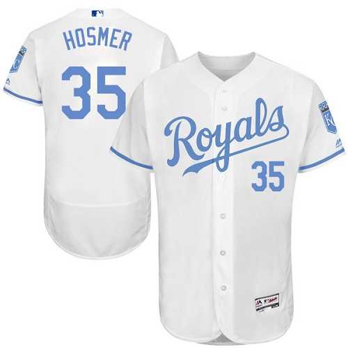 Kansas City Royals #35 Eric Hosmer White Father's Day Flexbase Stitched Jersey DingZhi,We sell and wholesale Kansas City Royals #35 Eric Hosmer White Father's Day Flexbase Stitched Jersey DingZhi on line form chian!