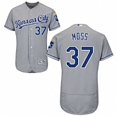 Kansas City Royals #37 Brandon Moss Gray Flexbase Stitched Jersey DingZhi,baseball caps,new era cap wholesale,wholesale hats