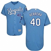 Kansas City Royals #40 Kelvin Herrera Light Blue Flexbase Stitched Jersey DingZhi,baseball caps,new era cap wholesale,wholesale hats