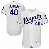 Kansas City Royals #40 Kelvin Herrera White Flexbase Stitched Jersey DingZhi,baseball caps,new era cap wholesale,wholesale hats