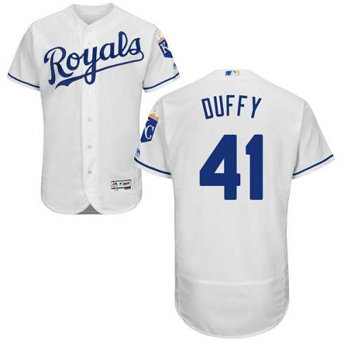 Kansas City Royals #41 Danny Duffy White Flexbase Stitched Jersey DingZhi,We sell and wholesale Kansas City Royals #41 Danny Duffy White Flexbase Stitched Jersey DingZhi on line form chian!
