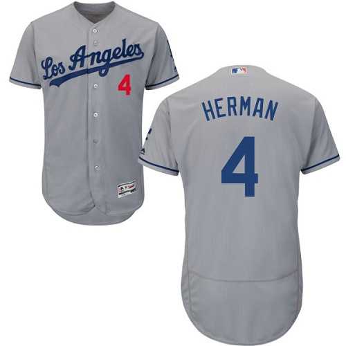 Los Angeles Dodgers #4 Babe Herman Gray Collection Player Flexbase Stitched Jersey DingZhi,We sell and wholesale Los Angeles Dodgers #4 Babe Herman Gray Collection Player Flexbase Stitched Jersey DingZhi on line form chian!