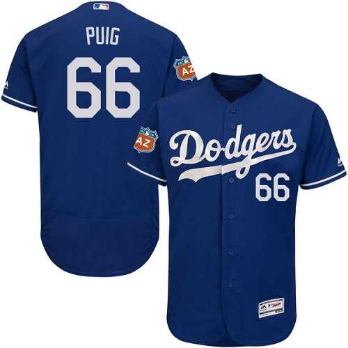 Los Angeles Dodgers #66 Yasiel Puig Blue Flexbase Stitched Jersey DingZhi,We sell and wholesale Los Angeles Dodgers #66 Yasiel Puig Blue Flexbase Stitched Jersey DingZhi on line form chian!