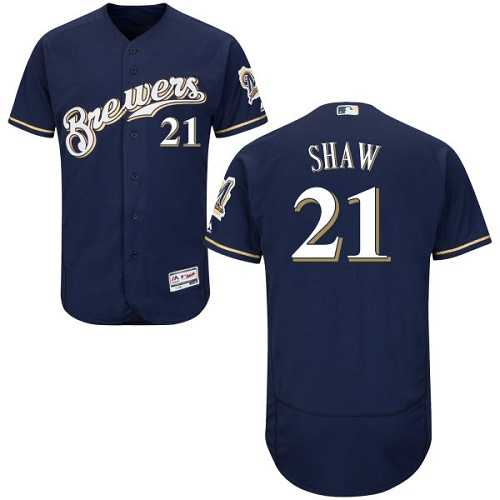 Milwaukee Brewers #21 Travis Shaw Navy Flexbase Stitched Jersey DingZhi,We sell and wholesale Milwaukee Brewers #21 Travis Shaw Navy Flexbase Stitched Jersey DingZhi on line form chian!