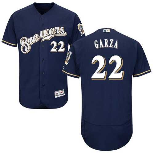 Milwaukee Brewers #22 Matt Garza Navy Flexbase Stitched Jersey DingZhi,We sell and wholesale Milwaukee Brewers #22 Matt Garza Navy Flexbase Stitched Jersey DingZhi on line form chian!