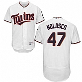Minnesota Twins #47 Ricky Nolasco White Flexbase Stitched Jersey DingZhi,baseball caps,new era cap wholesale,wholesale hats