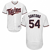 Minnesota Twins #54 Ervin Santana White Flexbase Stitched Jersey DingZhi