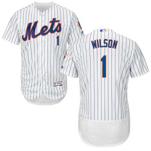 New York Mets #1 Mookie Wilson White Flexbase Stitched Jersey DingZhi,We sell and wholesale New York Mets #1 Mookie Wilson White Flexbase Stitched Jersey DingZhi on line form chian!