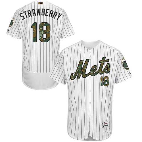 New York Mets #18 Darryl Strawberry White Memorial Day Flexbase Stitched Jersey DingZhi,We sell and wholesale New York Mets #18 Darryl Strawberry White Memorial Day Flexbase Stitched Jersey DingZhi on line form chian!