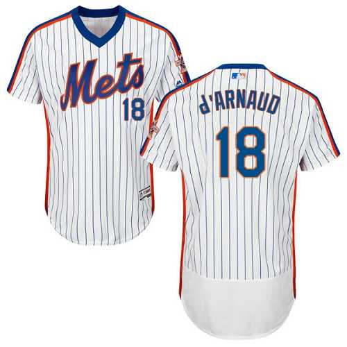 New York Mets #18 Travis D'Arnaud White Cooperstown Collection Flexbase Stitched Jersey DingZhi,We sell and wholesale New York Mets #18 Travis D'Arnaud White Cooperstown Collection Flexbase Stitched Jersey DingZhi on line form chian!