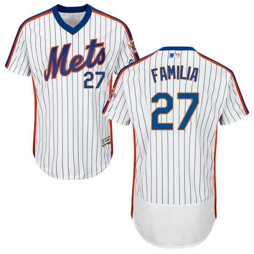 New York Mets #27 Jeurys Familia White Cooperstown Collection Flexbase Stitched Jersey DingZhi,We sell and wholesale New York Mets #27 Jeurys Familia White Cooperstown Collection Flexbase Stitched Jersey DingZhi on line form chian!