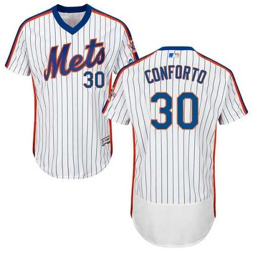 New York Mets #30 Michael Conforto White Cooperstown Collection Flexbase Stitched Jersey DingZhi,We sell and wholesale New York Mets #30 Michael Conforto White Cooperstown Collection Flexbase Stitched Jersey DingZhi on line form chian!