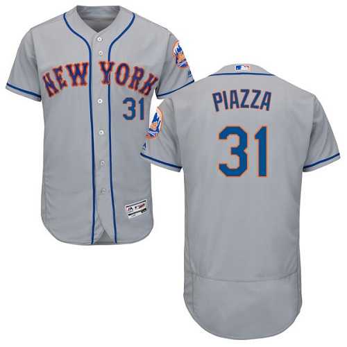 New York Mets #31 Mike Piazza Gray Flexbase Stitched Jersey DingZhi,We sell and wholesale New York Mets #31 Mike Piazza Gray Flexbase Stitched Jersey DingZhi on line form chian!